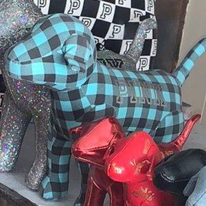 LARGE Plaid PINK Dog